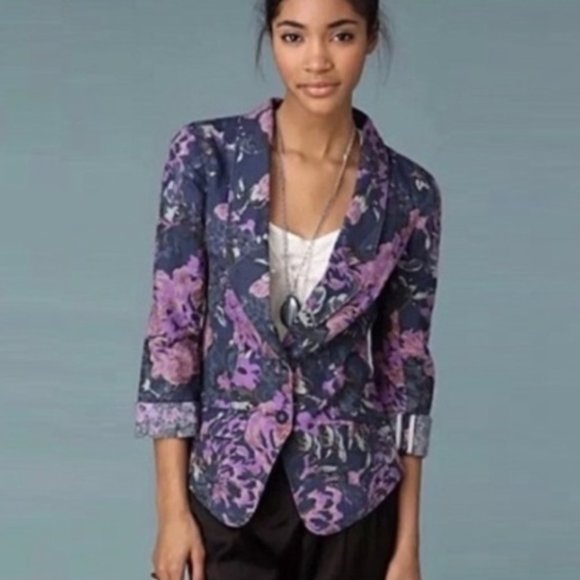 Free People Jackets & Blazers - Free People floral blazer